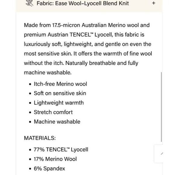 OGL Lyocell Wool Blend Crewneck Banded Hem Brami Top Ruby Berry Size Medium - Picture 5 of 9